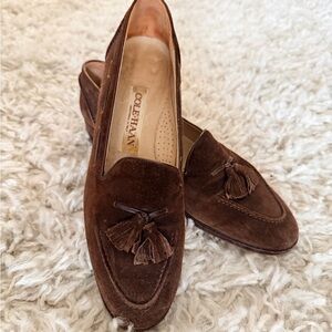 Cole Haan Women's Brown Tassel Loafers